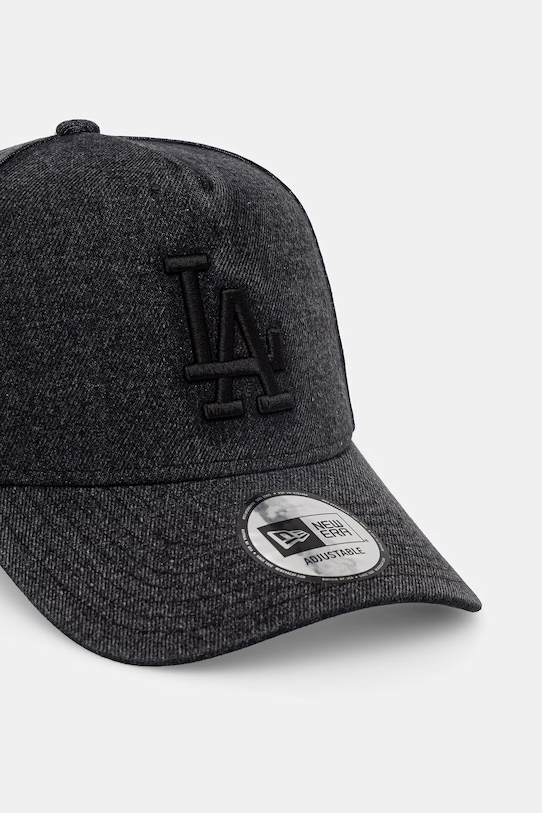 New Era czapka z daszkiem jeansowa DENIM E-FRAME 60771820 czarny SS26