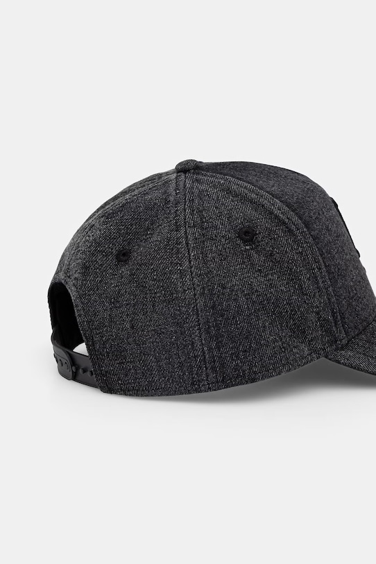 Akcesoria New Era czapka z daszkiem jeansowa DENIM E-FRAME 60771820 czarny