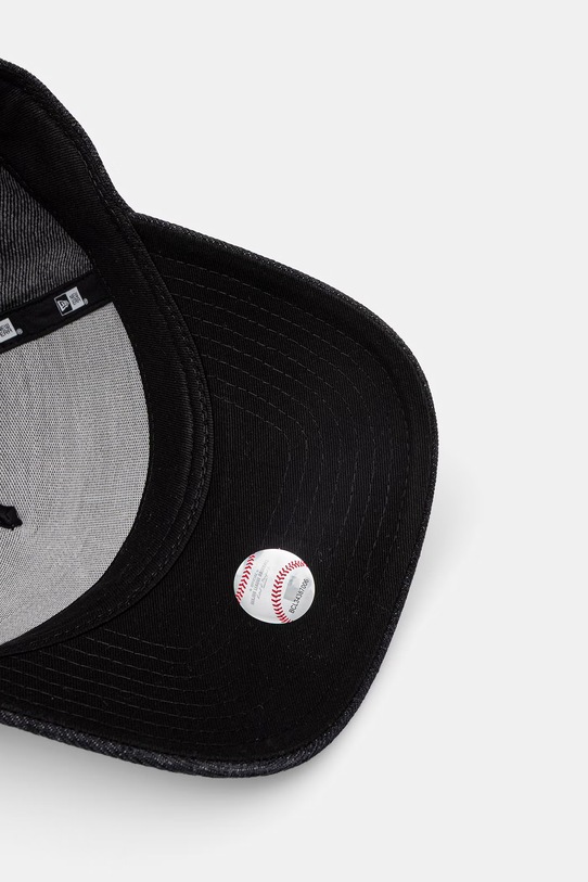 New Era czapka z daszkiem jeansowa DENIM E-FRAME 60771820 czarny