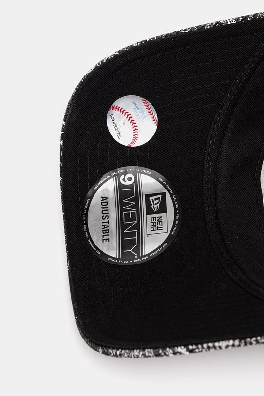 New Era czapka bejsbolowa WASHED PAISLEY 9TWENTY® czarny 60771827