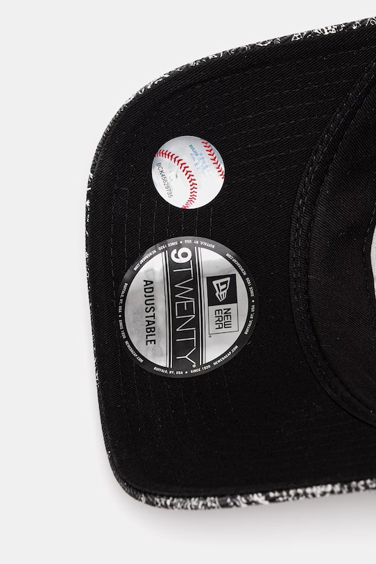 New Era czapka bejsbolowa WASHED PAISLEY 9TWENTY® czarny 60771827