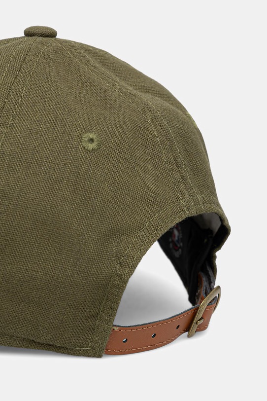 Akcesoria New Era czapka bejsbolówka z dodatkiem lnu 9TWENTY® 60771837 zielony