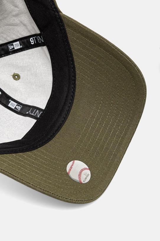 New Era czapka bejsbolówka z dodatkiem lnu 9TWENTY® zielony 60771837