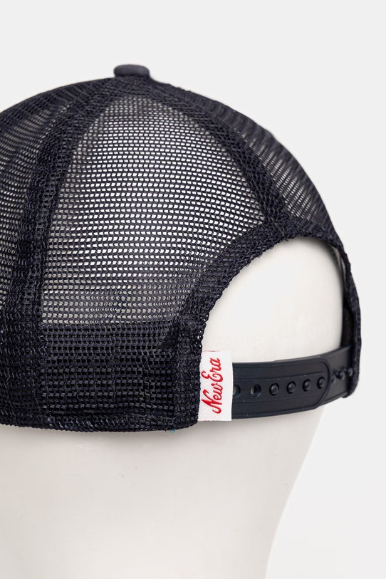Akcesoria New Era czapka z daszkiem OVAL CANVAS DISTRESS TRUCKER 60771801 granatowy