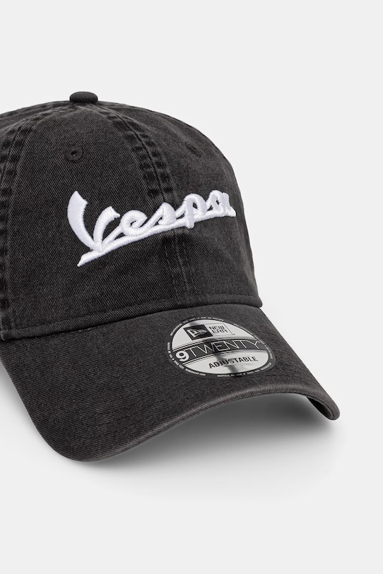 New Era czapka z daszkiem bawełniana VESPA WASHED 9TWENTY® 60772145 czarny SS26
