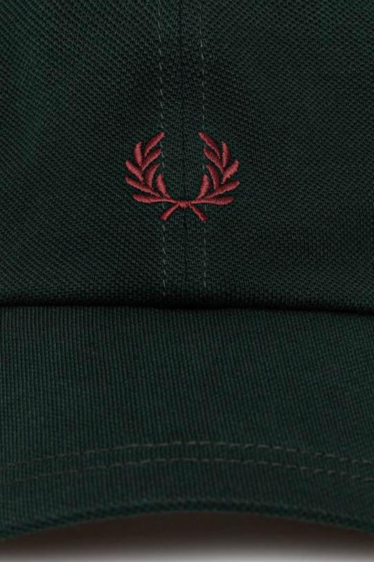 Fred Perry czapka z daszkiem bawełniana HW2295 zielony SS26
