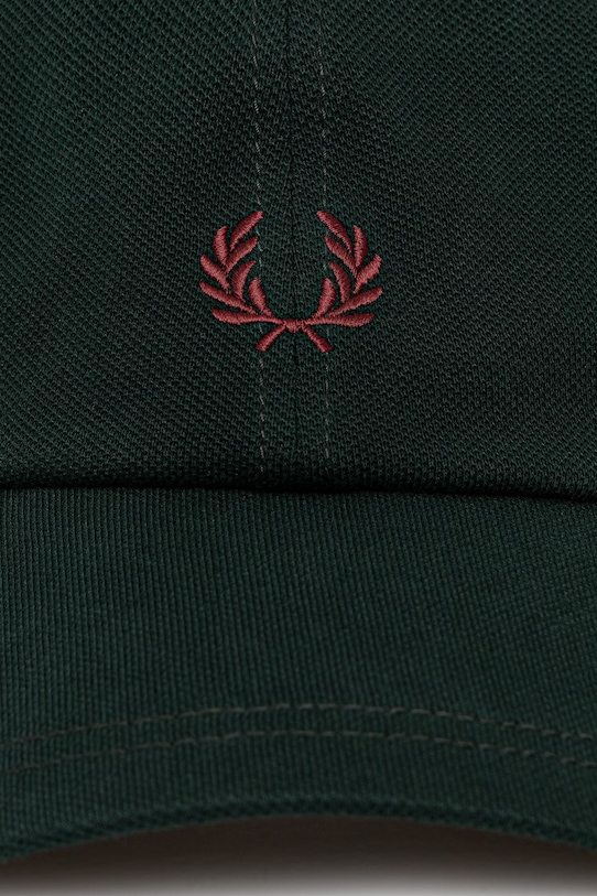 Fred Perry czapka z daszkiem bawełniana HW2295 zielony SS26
