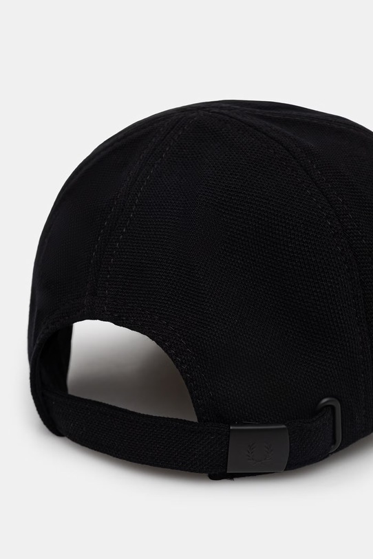 Akcesoria Fred Perry czapka z daszkiem bawełniana HW2295 czarny