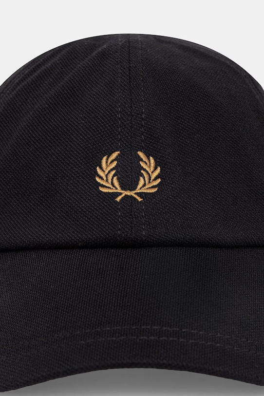 Fred Perry czapka z daszkiem bawełniana HW2295 czarny SS26
