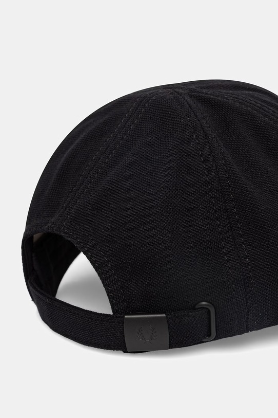Akcesoria Fred Perry czapka z daszkiem bawełniana HW2295 czarny