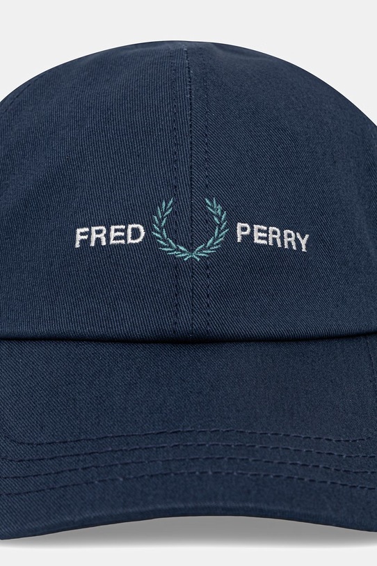 Fred Perry czapka z daszkiem bawełniana HW2300 granatowy SS26