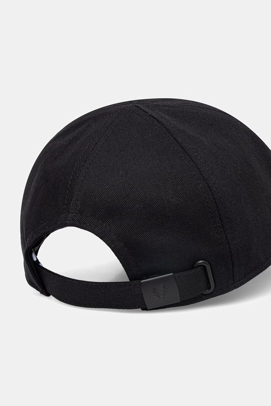 Akcesoria Fred Perry czapka z daszkiem bawełniana HW2310 czarny
