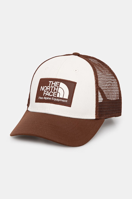The North Face czapka truckerka Mudder Trucker brązowy NF0A5FXAN0J1