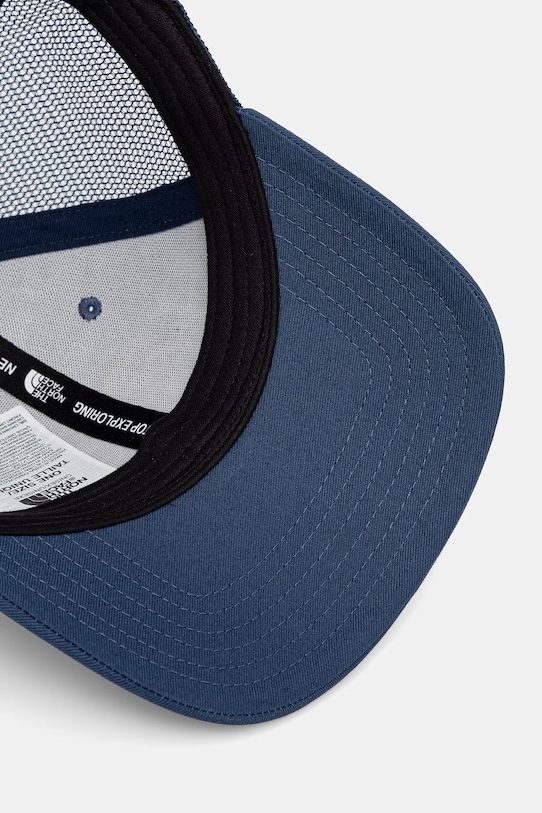 The North Face czapka trucker Embroidered Mudder Trucker niebieski NF0A7WH3OF51