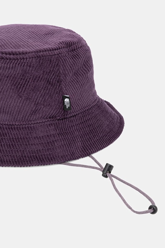 Akcesoria The North Face bucket hat sztruksowy Bucket NF0A8CGJNHB1 fioletowy