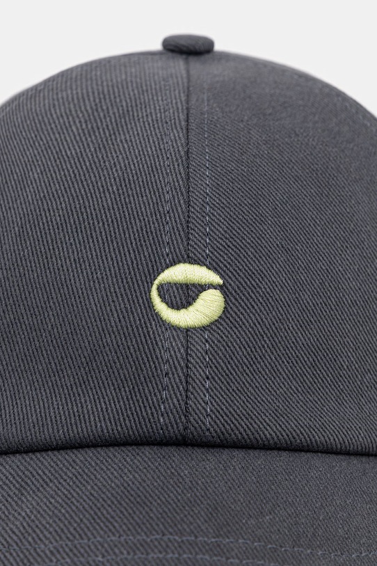 Coperni C Logo czapka z daszkiem bawełniana COPHT02000 szary SS26