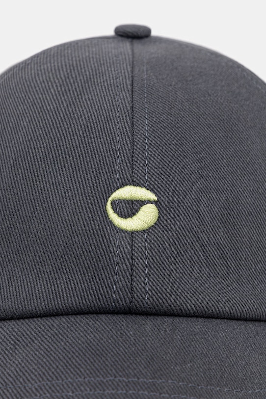 Coperni C Logo czapka z daszkiem bawełniana COPHT02000 szary SS26