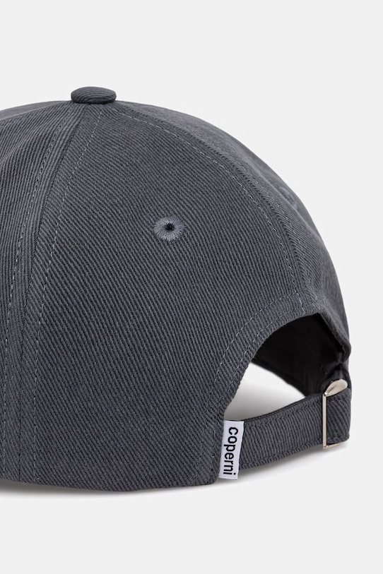 Akcesoria Coperni C Logo czapka z daszkiem bawełniana COPHT02000 szary