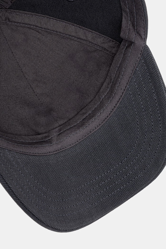 Coperni C Logo czapka z daszkiem bawełniana szary COPHT02000