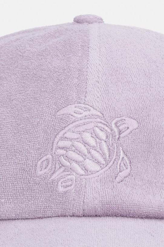 Vilebrequin czapka z daszkiem CASTLE CTLC4102 fioletowy SS26