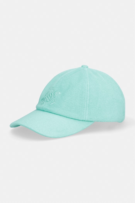 Vilebrequin czapka z daszkiem CASTLE turkusowy CTLC4102