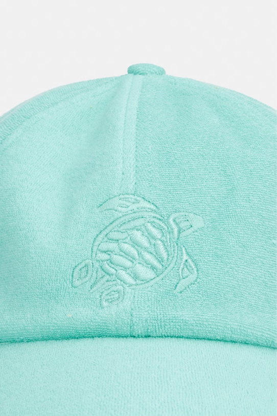 Vilebrequin czapka z daszkiem CASTLE CTLC4102 turkusowy SS26