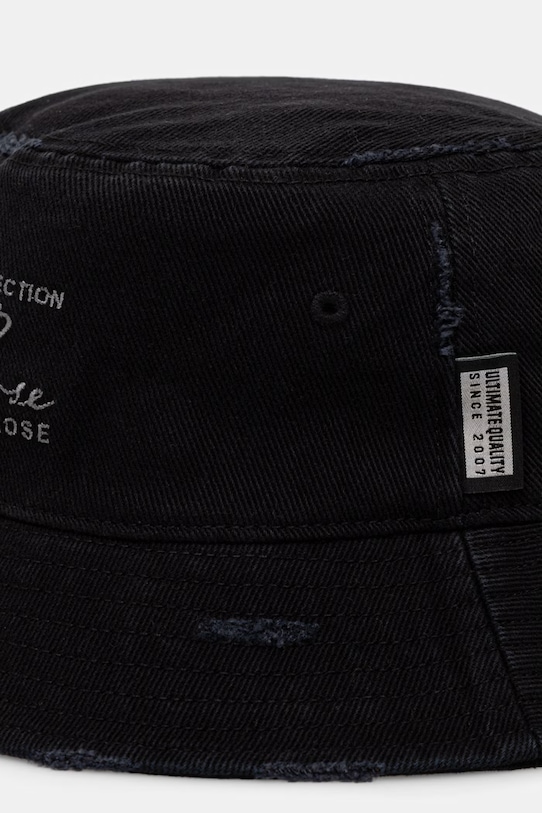 Akcesoria Martine Rose Signature kapelusz bucket bawełniany 1224WP13002 czarny