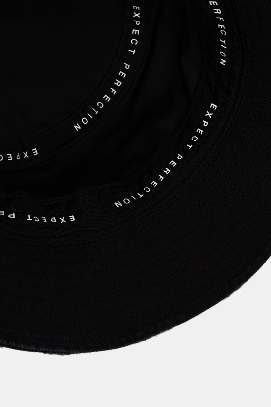 Martine Rose Signature kapelusz bucket bawełniany czarny 1224WP13002