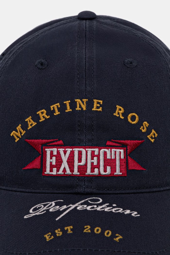 Martine Rose Roll Back czapka bejsbolówka bawełniana 1168WP13504 niebieski SS26