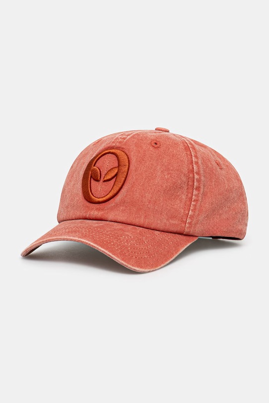 No Problemo Alien-O Washed czapka bejsbolówka bawełniana pomarańczowy NP9000705