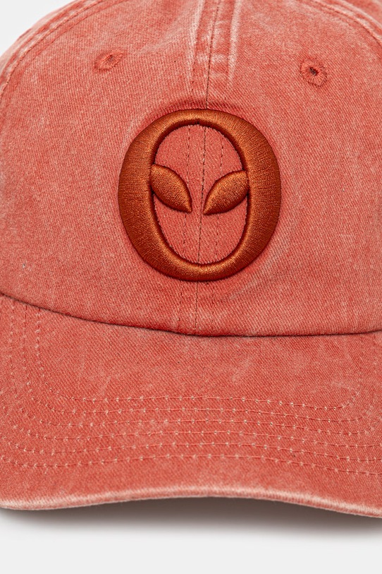 No Problemo Alien-O Washed czapka bejsbolówka bawełniana NP9000705 pomarańczowy SS26