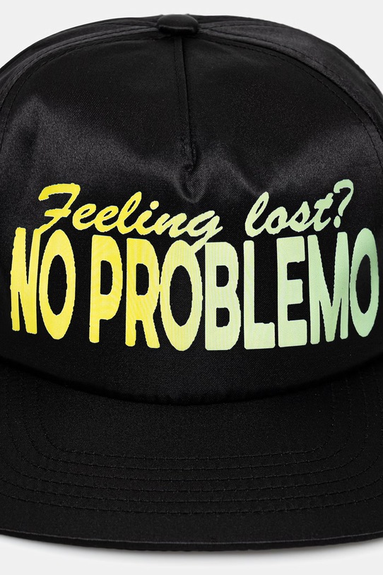 No Problemo Trip Advisor czapka z daszkiem bawełniana NP9000605 czarny SS26