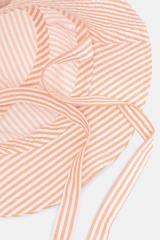 Lacoste kapelusz bawełniany pomarańczowy RK1509