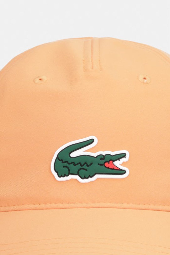 Lacoste Czapka z daszkiem RK6388 pomarańczowy SS26