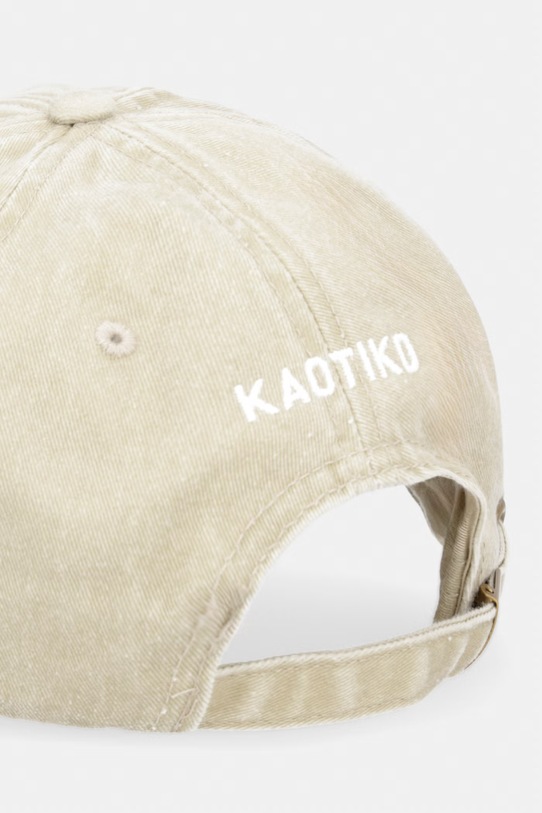 Akcesoria Kaotiko czapka bejsbolówka jeansowa AS006.02.1528 beżowy
