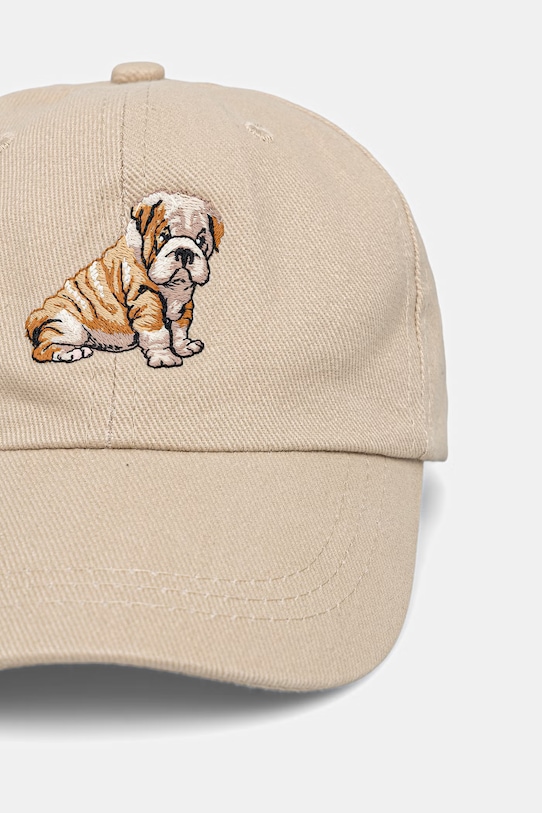 Kaotiko czapka z daszkiem bawełniana AS009.01.1528 beżowy SS26