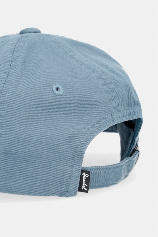 Αξεσουάρ Herschel καπέλο μπέιζμπολ βαμβακερό Sylas Vintage 50749.04154 μπλε