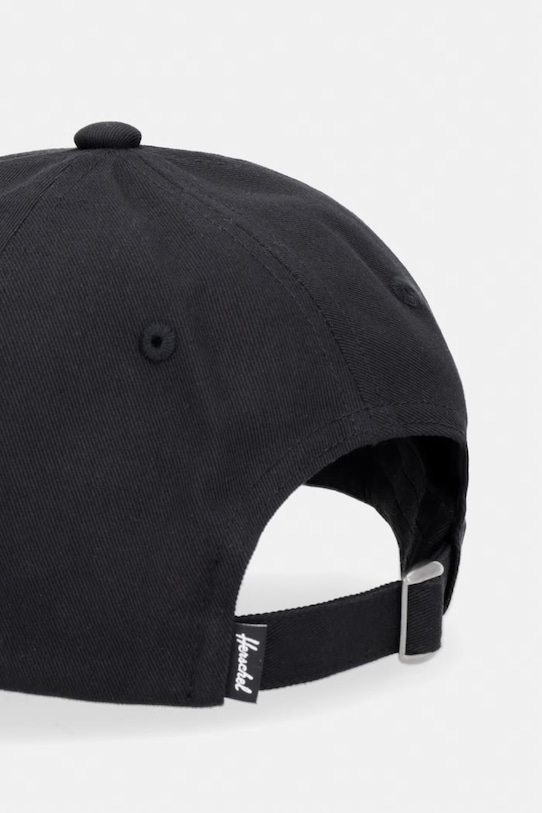Αξεσουάρ Herschel καπέλο με γείσο βαμβακερό Sylas Classic 50554.05881 μαύρο