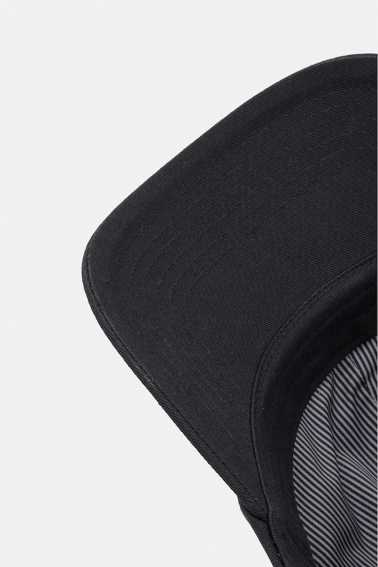 Herschel καπέλο με γείσο βαμβακερό Sylas Classic μαύρο 50554.05881