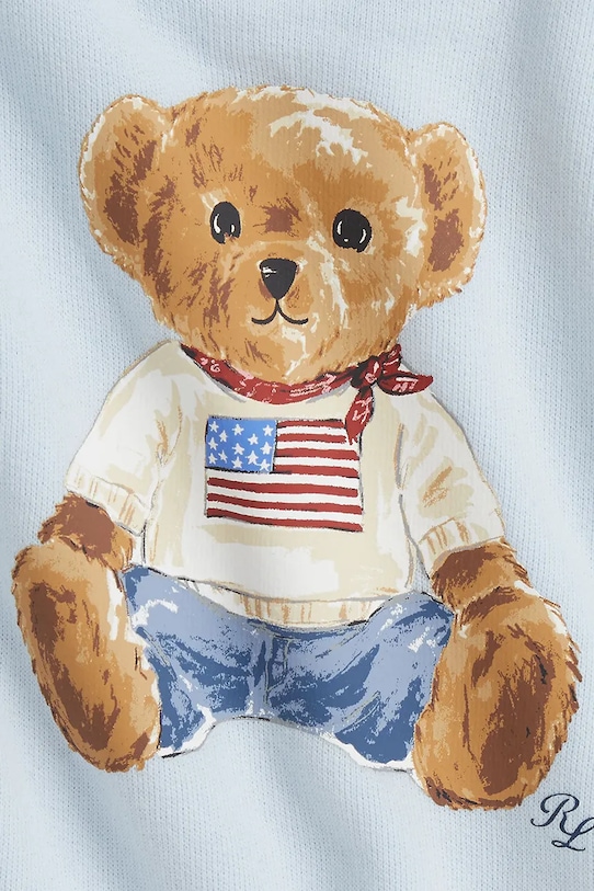 Chłopiec Polo Ralph Lauren dres niemowlęcy 320P02078001 niebieski