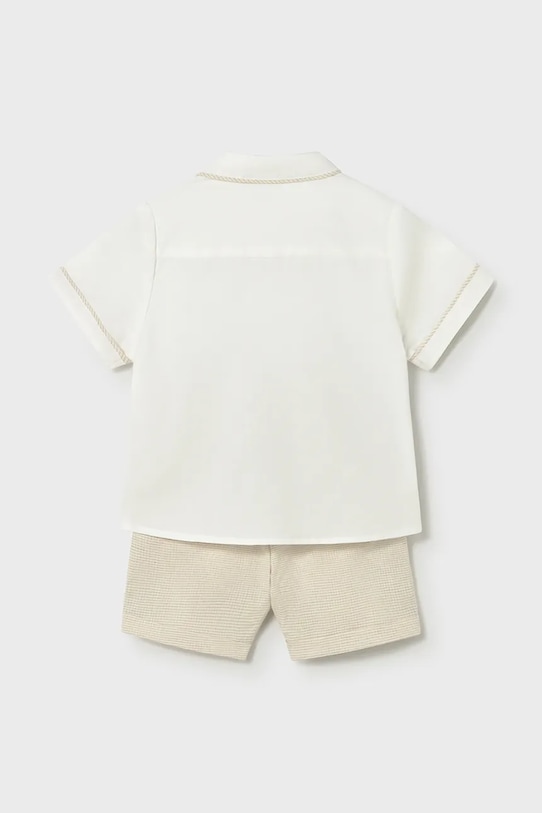 Chłopiec Mayoral komplet z domieszką lnu dziecięcy 1225.3A.Baby.PPY2 beżowy