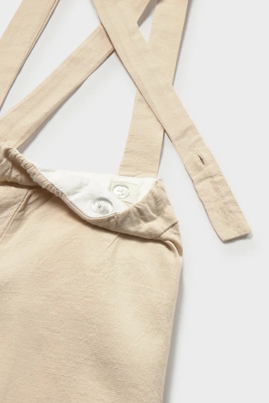 Mayoral komplet bawełniany niemowlęcy beżowy 1226.3A.Baby.PPY2