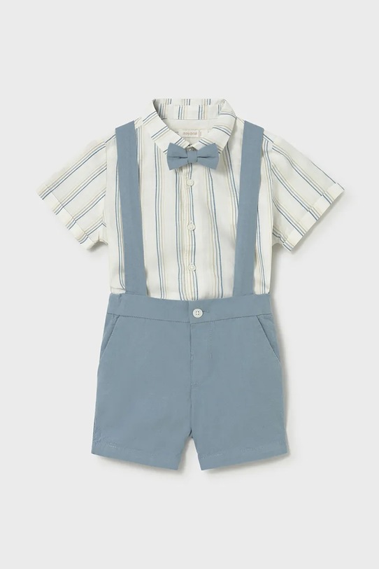 Βρεφικό βαμβακερό σετ Mayoral 1226.3A.Baby.PPY2 μπλε SS26
