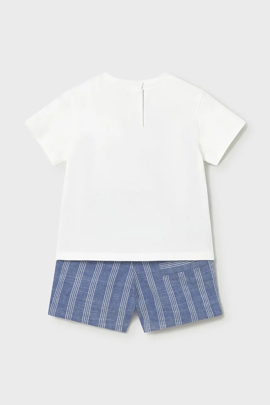 Chłopiec Mayoral komplet dziecięcy z domieszką lnu 1227.3B.Baby.PPY2 niebieski