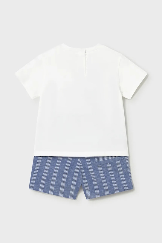 Chłopiec Mayoral komplet dziecięcy z domieszką lnu 1227.3B.Baby.PPY2 niebieski