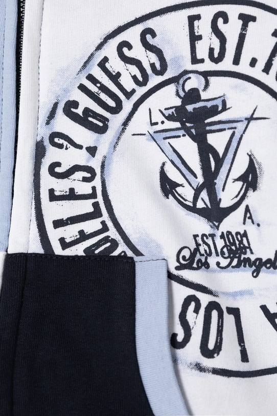 Chłopiec Guess dres niemowlęcy bawełniany I6RG07.KA6R4.PPY2 granatowy