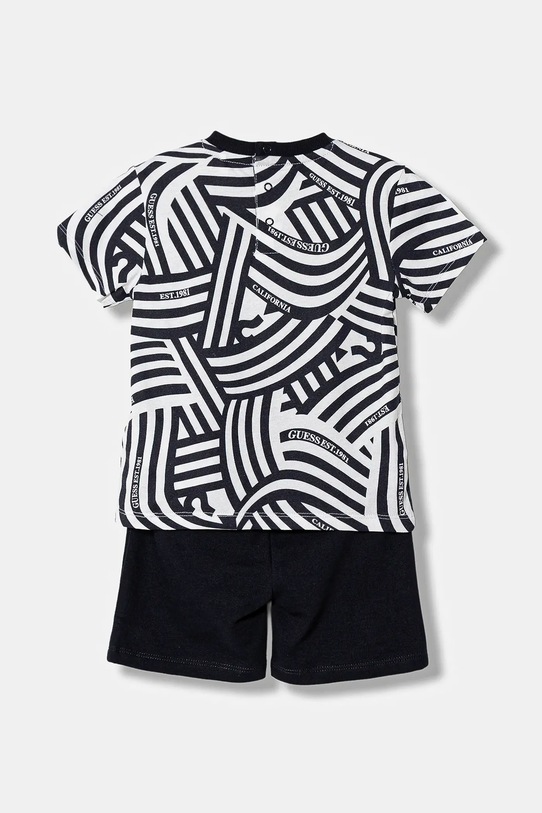 Guess komplet bawełniany niemowlęcy 2-pack I6RG08.K8HM4.PPY2 granatowy SS26