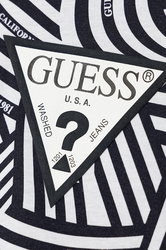 Мальчик Детский хлопковый комплект Guess 2 шт I6RG08.K8HM4.PPY2 тёмно-синий