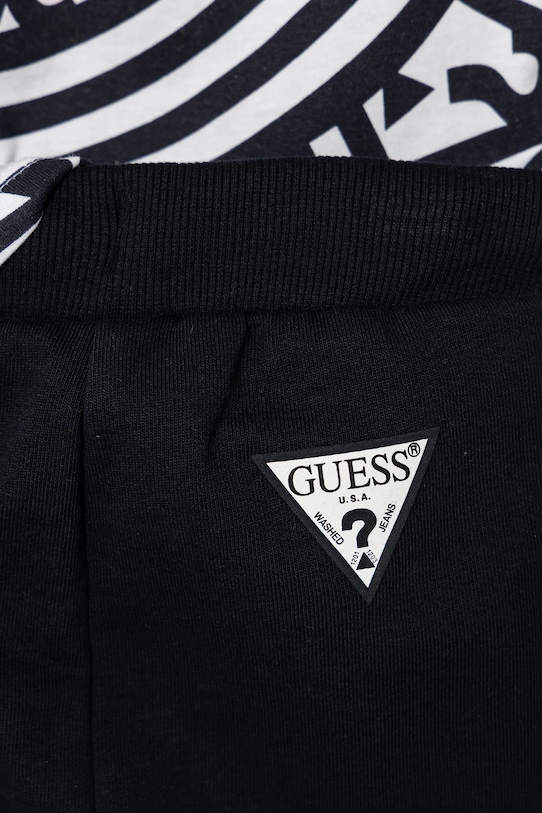 Детский хлопковый комплект Guess 2 шт тёмно-синий I6RG08.K8HM4.PPY2