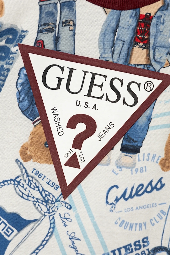 Мальчик Детский хлопковый комплект Guess 2 шт I6RG08.K8HM4.PPY2 бордо